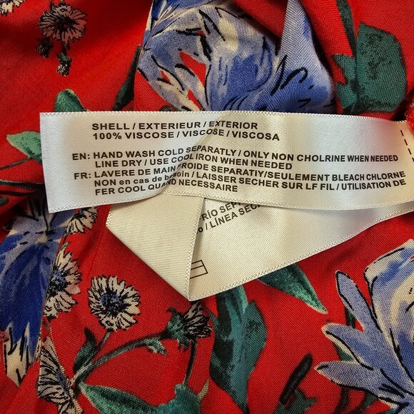 Band of Gypsies Strapless Red Floral Jumpsuit Size: S Excellent Used‎ Condition - Picture 8 of 8